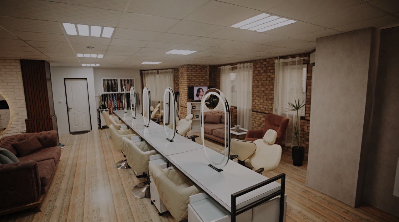 سالن زیبایی عروس بنفش